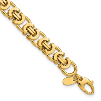 Leslie's 14K Polished Fancy Link Bracelet