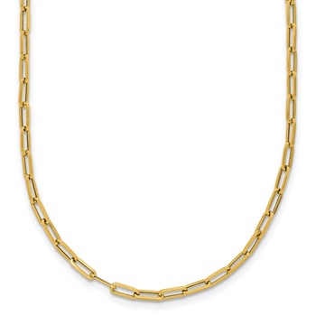 Leslie's 14K Polished Paperclip Necklace