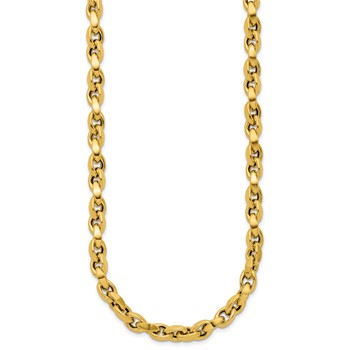 Leslie's 14K Polished Fancy Link Necklace — alternate view