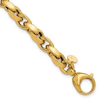 Leslie's 14K Polished Fancy Link Bracelet