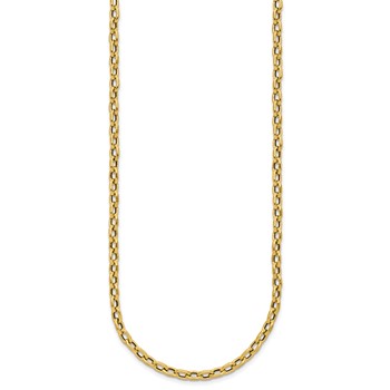 Leslie's 14K Polished Fancy Link Necklace — alternate view