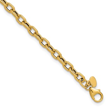 Leslie's 14K Polished Fancy Link Bracelet