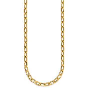 Leslie's 14K Polished Fancy Link Necklace — alternate view