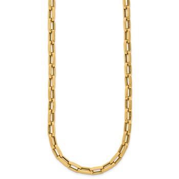 Leslie's 14K Polished Fancy Line Necklace — alternate view
