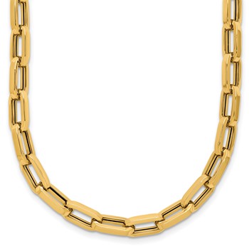 Leslie's 14K Polished Fancy Line Necklace