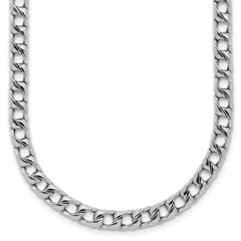 Leslie's 14K White Gold Polished Fancy  Link Necklace