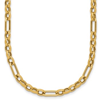 Leslie's 14K Polished Fancy Link Necklace