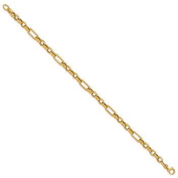 Leslie's 14K Polished Fancy Link Bracelet — alternate view