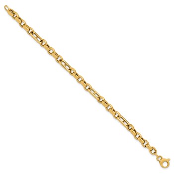 Leslie's 14K Polished Fancy Link Bracelet — alternate view