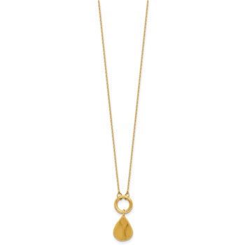 Leslie's 14K Polished Geometric Pendant Necklace — alternate view
