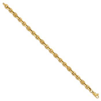 Leslie's 14K Polished Fancy Link Bracelet — alternate view