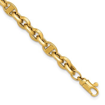 Leslie's 14K Polished Fancy Link Bracelet
