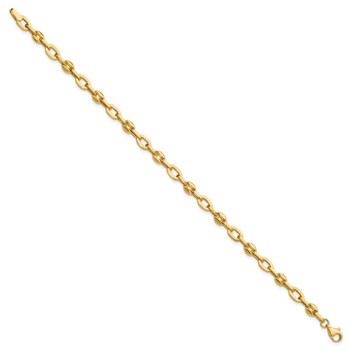 Leslie's 14K Polished Fancy Link Bracelet — alternate view