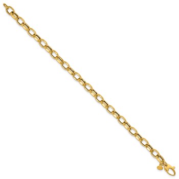 Leslie's 14K Polished Fancy Link Bracelet — alternate view