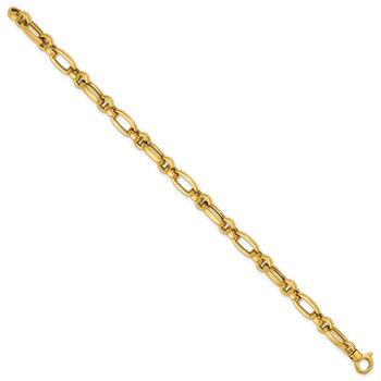 Leslie's 14K Polished Fancy Link Bracelet — alternate view