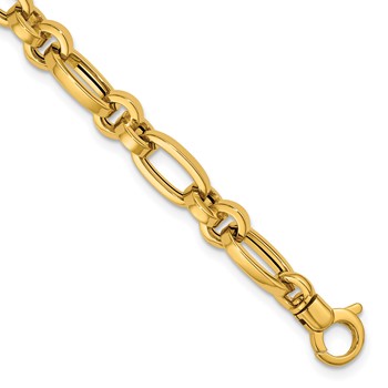 Leslie's 14K Polished Fancy Link Bracelet