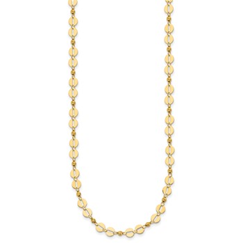 Leslie's 14K Polished Fancy Link Necklace — alternate view