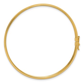 Leslie's 14K Polished Grooved Flexible Bangle — alternate view