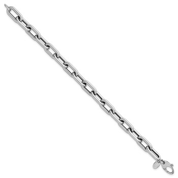 Leslie's 14K White Gold Polished Fancy Link Bracelet — alternate view