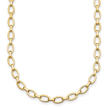 Leslie's 14K Polished Fancy Link Necklace