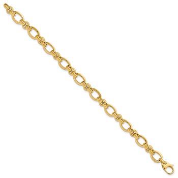 Leslie's 14K Polished Bracelet — alternate view