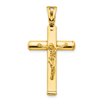 Leslie's 14K Polished Crucifix Pendant