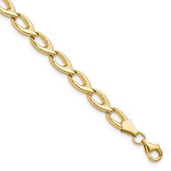 Leslie's 14K Fancy Link Bracelet
