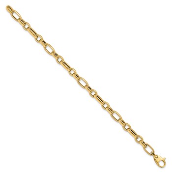 Leslie's 14K Polished Fancy Link Bracelet — alternate view