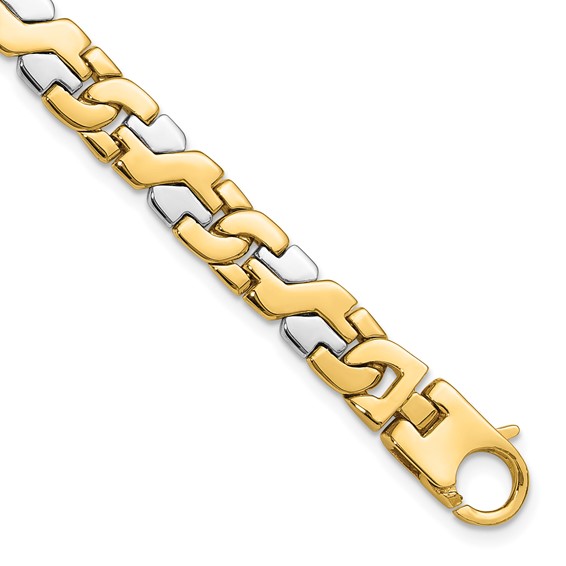 Real 18K Yellow Gold Bracelet For Women 1.8mm Twist Rope Link 7inch Length