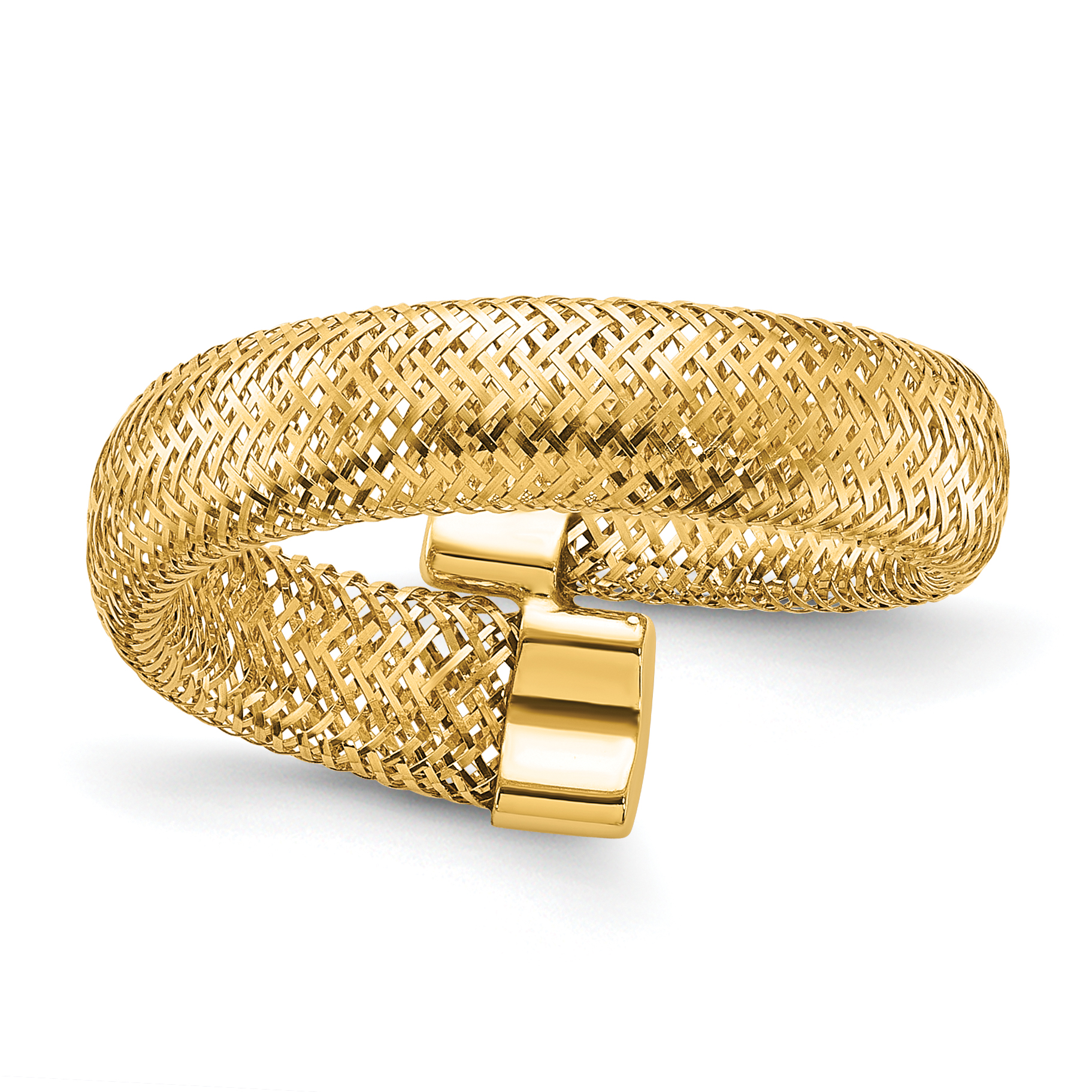 Gold mesh store ring