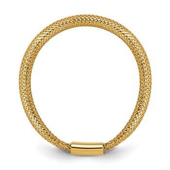 Leslie's 14K Polished Mesh Stretch Ring — alternate view