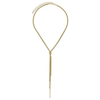 Sterling Classic Koreana Lariat Neck with love knot tassle drop 20" wi — alternate view