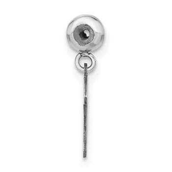 Sterling Silver Rhodium-plated MeMi 18 Charm — alternate view
