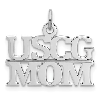 Sterling Silver USCG MOM Charm