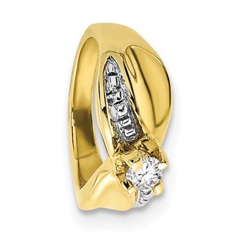 10ky Birthstone Pendant White Topaz (APRIL)