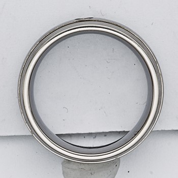 Titanium 7mm .05 CTW Diamond Comfort-fit Band — alternate view