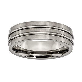 Titanium 7mm Comfort-fit Band