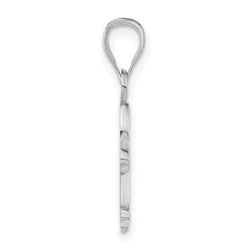 Sterling Silver Polished I "Heart" My Trooper Pendant — alternate view