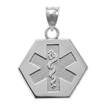 S/S 5/8" MEDICAL ALERT EMBLEM