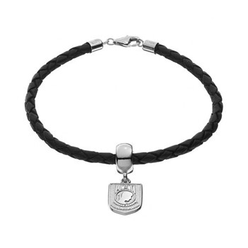 SS POW AN MIA CHARM .5" x 3/8" BEAD BAIL AND BRACELET