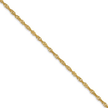 14k 1.4mm Singapore Chain (100 inch Spool)