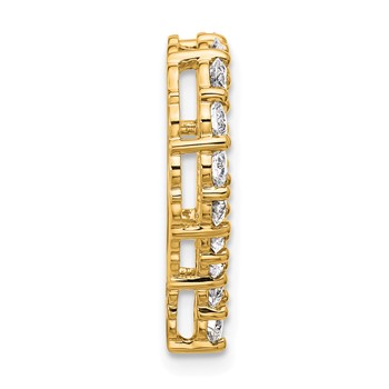 14K Certified Lab Grown Diamond VS DEF Heart Pendant — alternate view