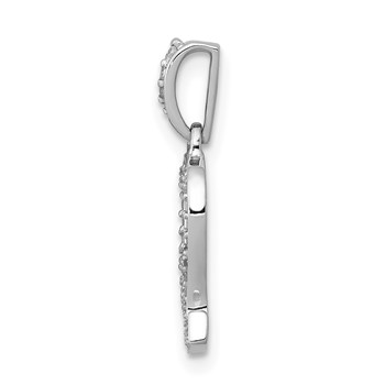 14k Yellow Gold Diamond Leo Pendant, VS quality — alternate view