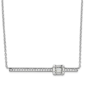 Sterling Silver CZ Fashion Necklace