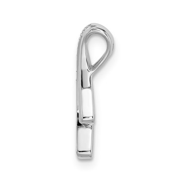 Sterling Silver CZ Pendant — alternate view