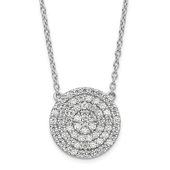 Sterling Silver CZ Necklace