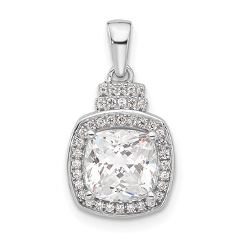 Sterling Silver CZ Fashion Pendant