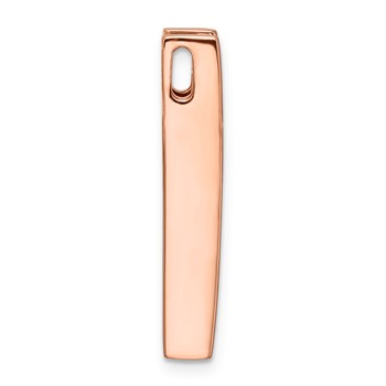 RG Sterling Silver CZ Graduated Pendant — alternate view