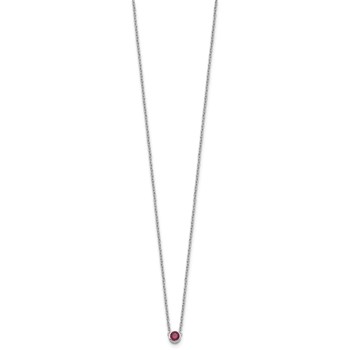 14KW 1 Family Birthstone Necklace Mounting — alternate view