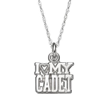 S/S I LOVE MY CADET 7/16" ON CHAIN